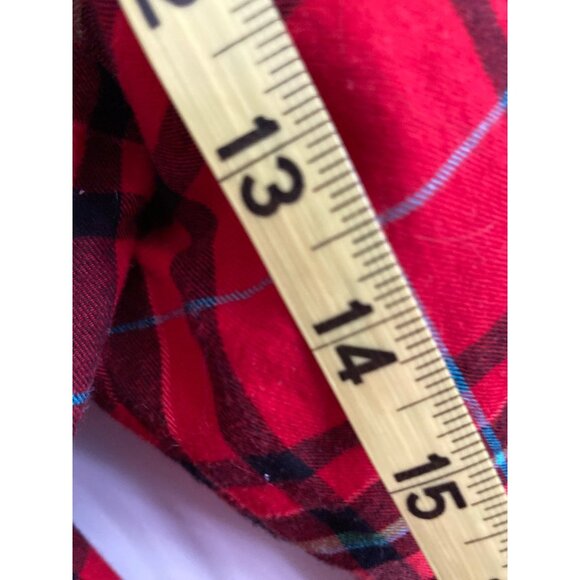 Wonderland Target Men’s Red Black Green Plaid Pajama Set in Med - Picture 7 of 16